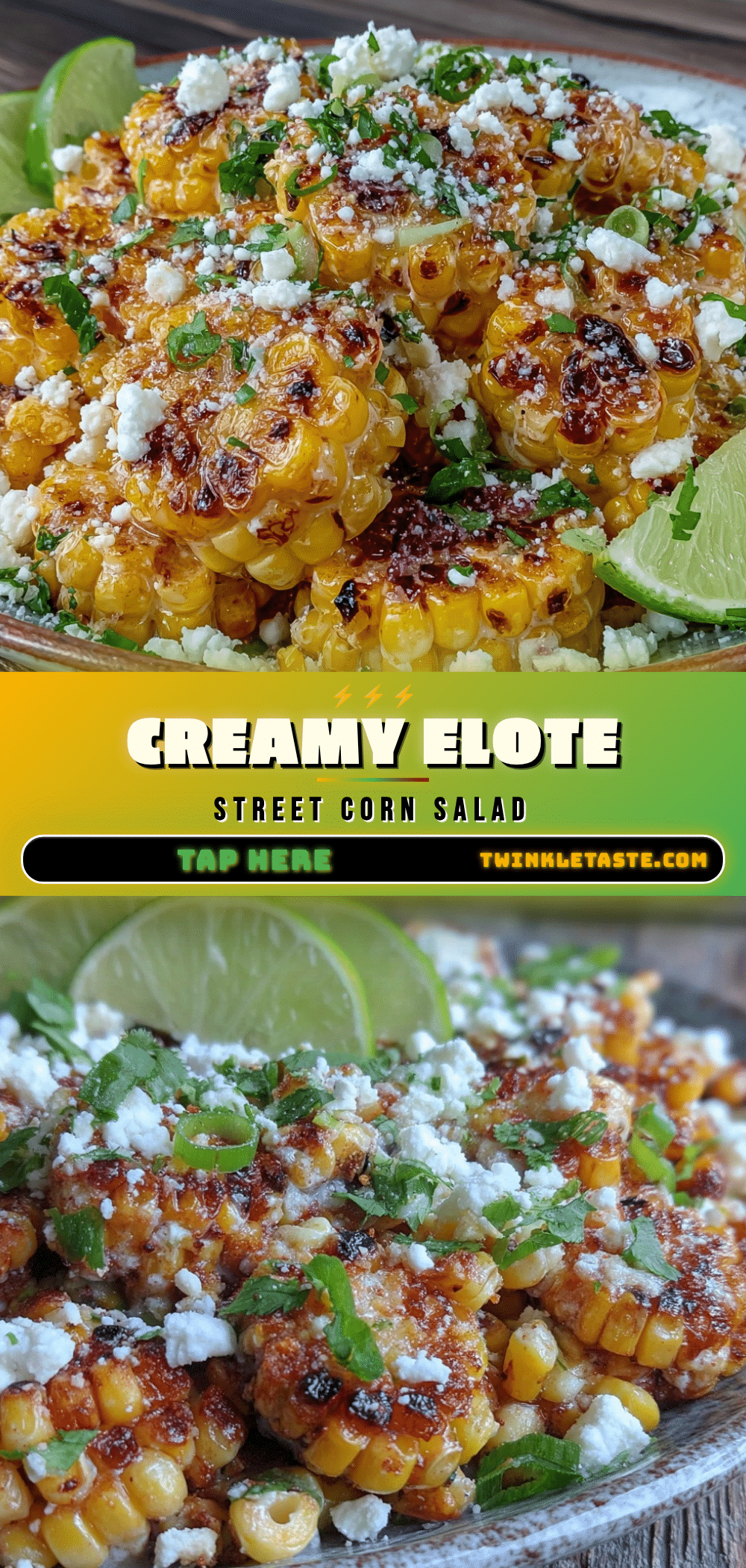 creamy elote street corn salad recipe