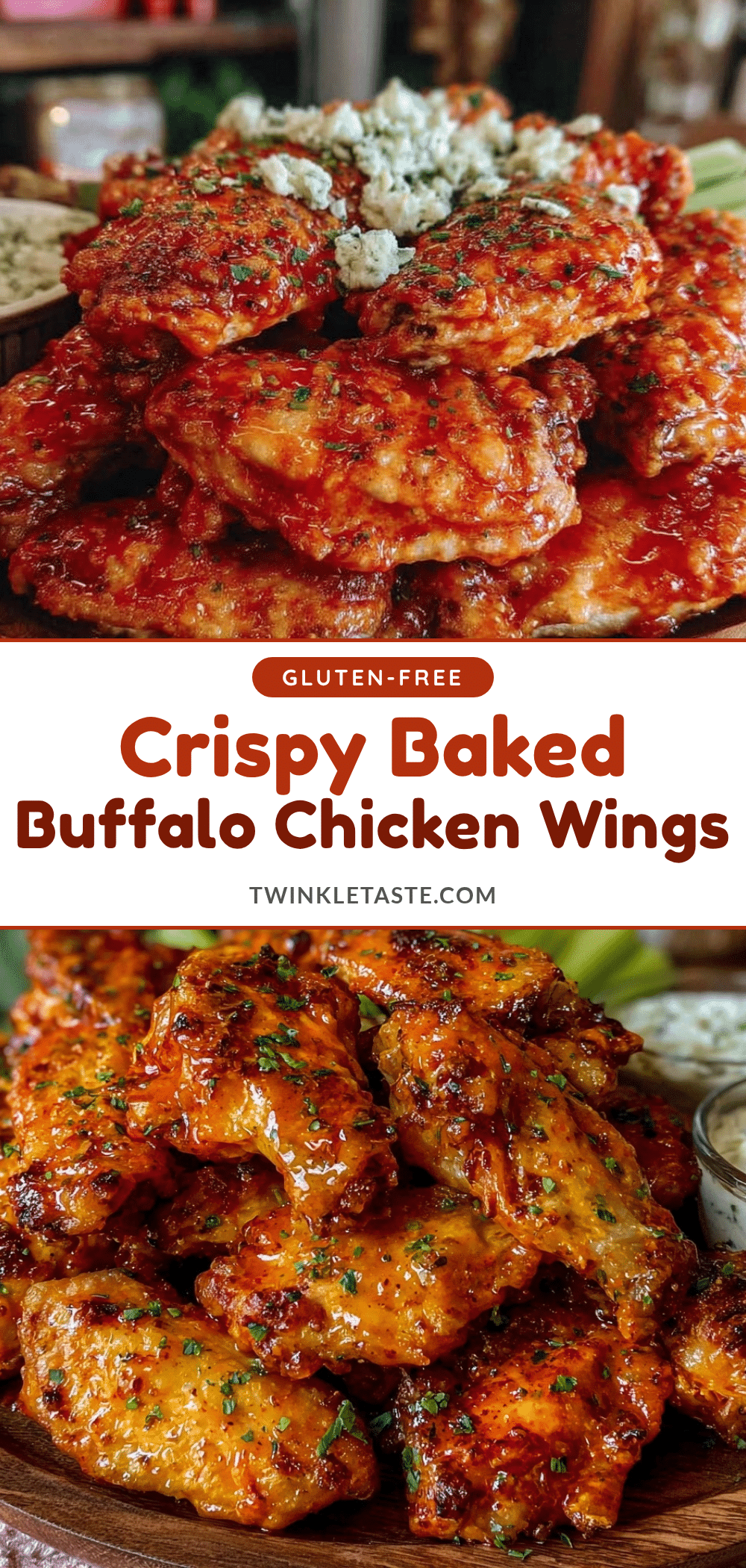 crispy baked buffalo chicken wings recipe
