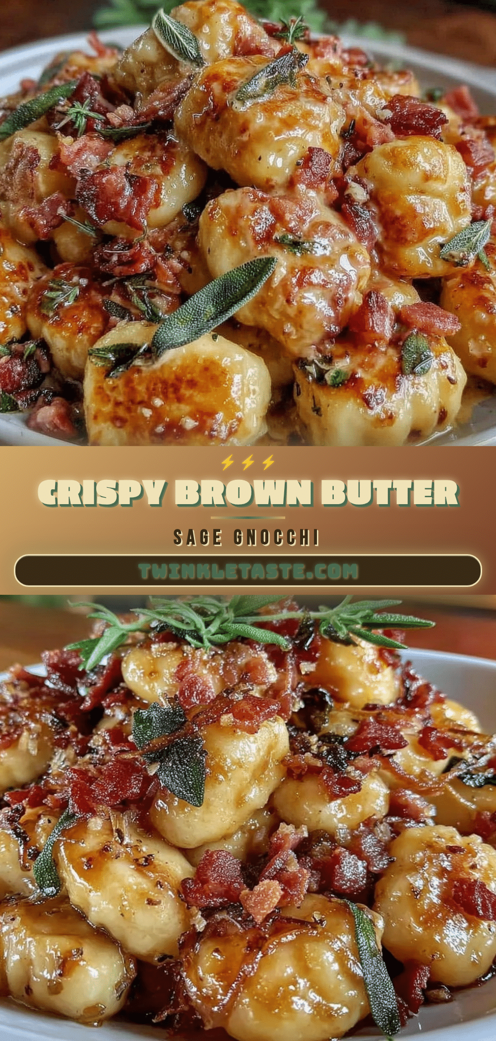 crispy brown butter sage gnocchi recipe