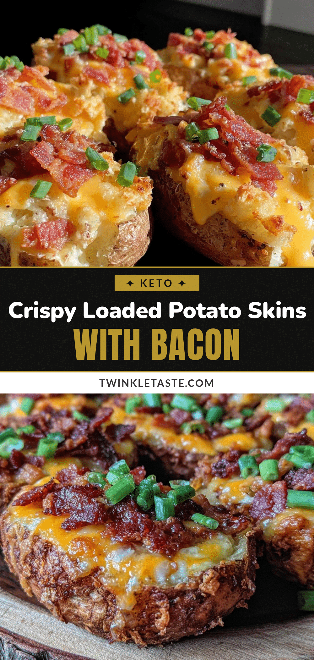 crispy loaded potato skins recipe