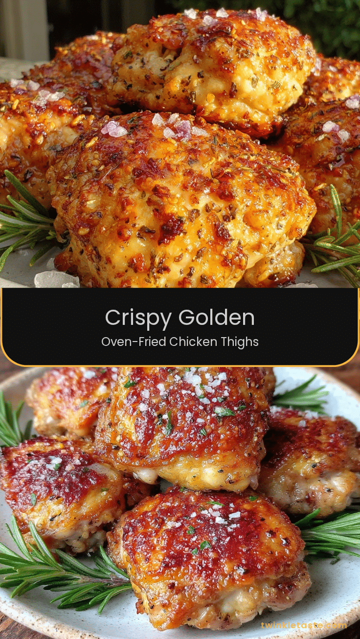 crispy oven-fried chicken thighs recipe