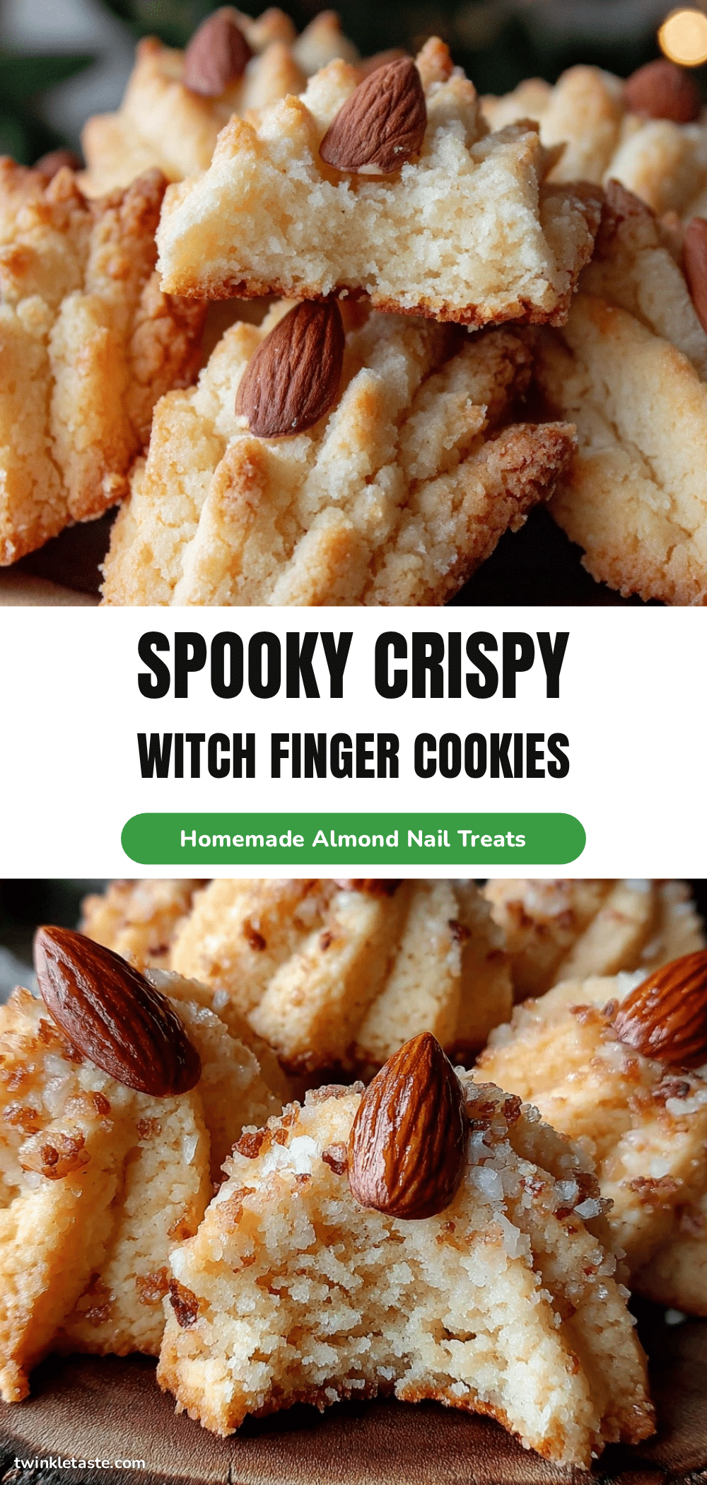 crispy witch finger cookies recipe