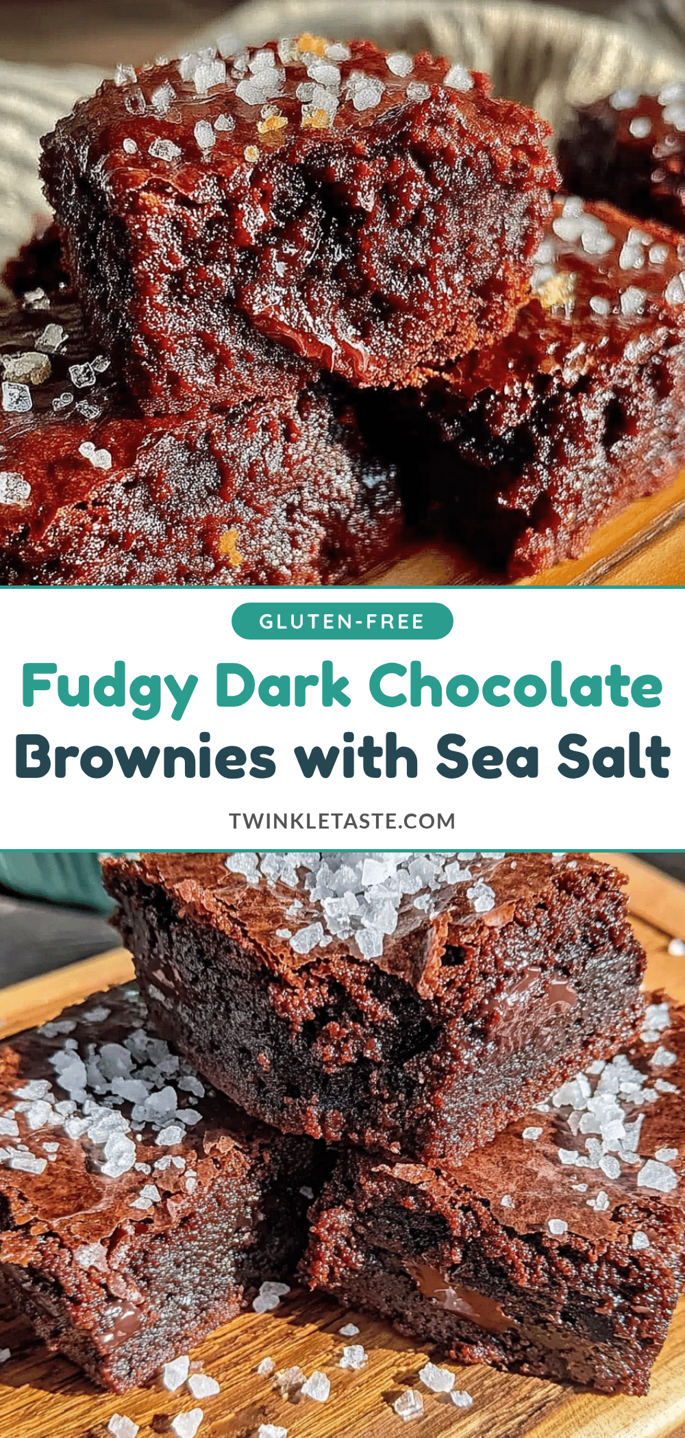 fudgy dark chocolate brownies recipe