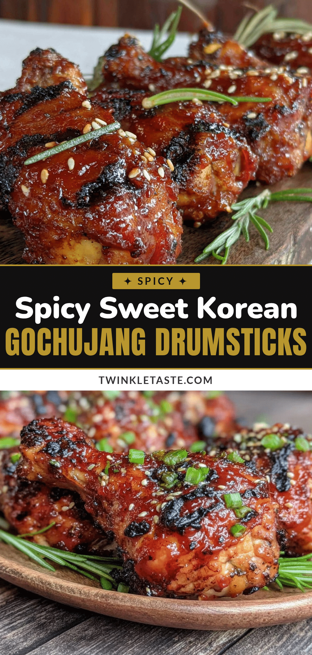 Korean gochujang chicken drumsticks recipe