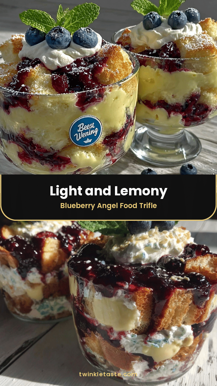light blueberry lemon trifle recipe