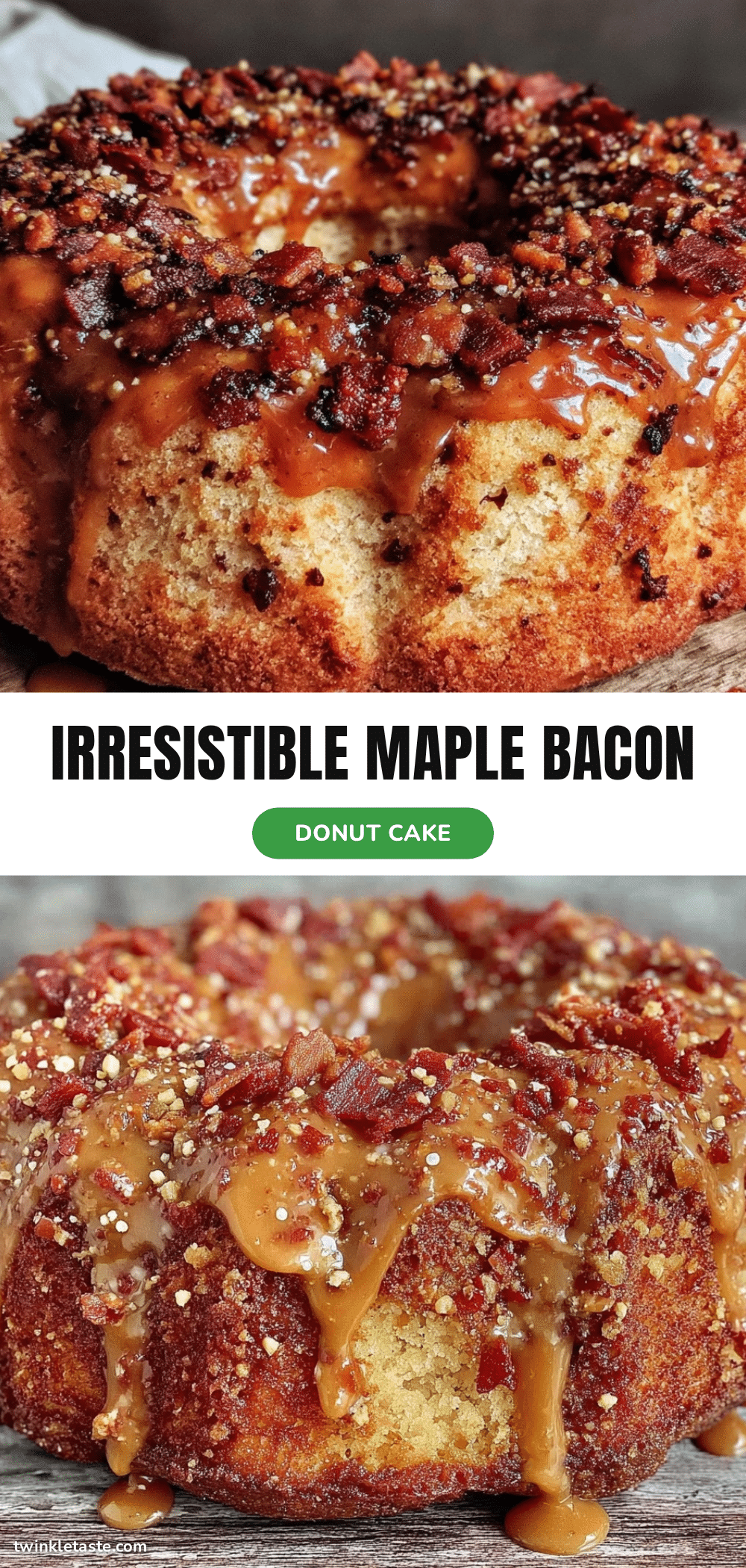 maple bacon donut cake recipe