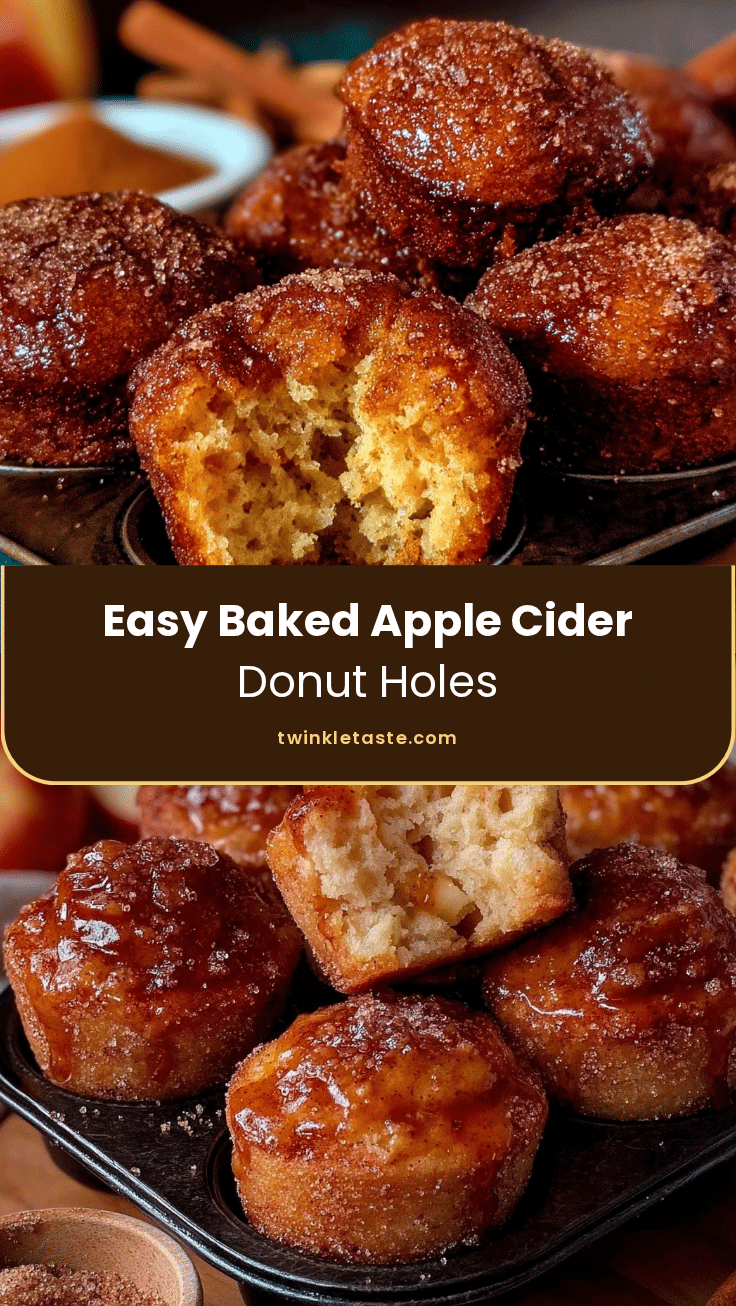 baked apple cider donut holes recipe