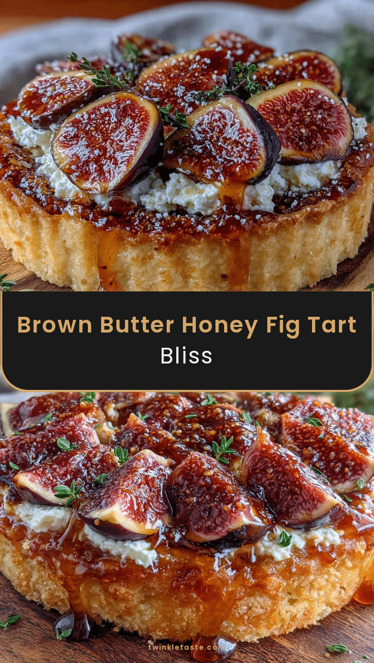 brown butter honey fig tart recipe