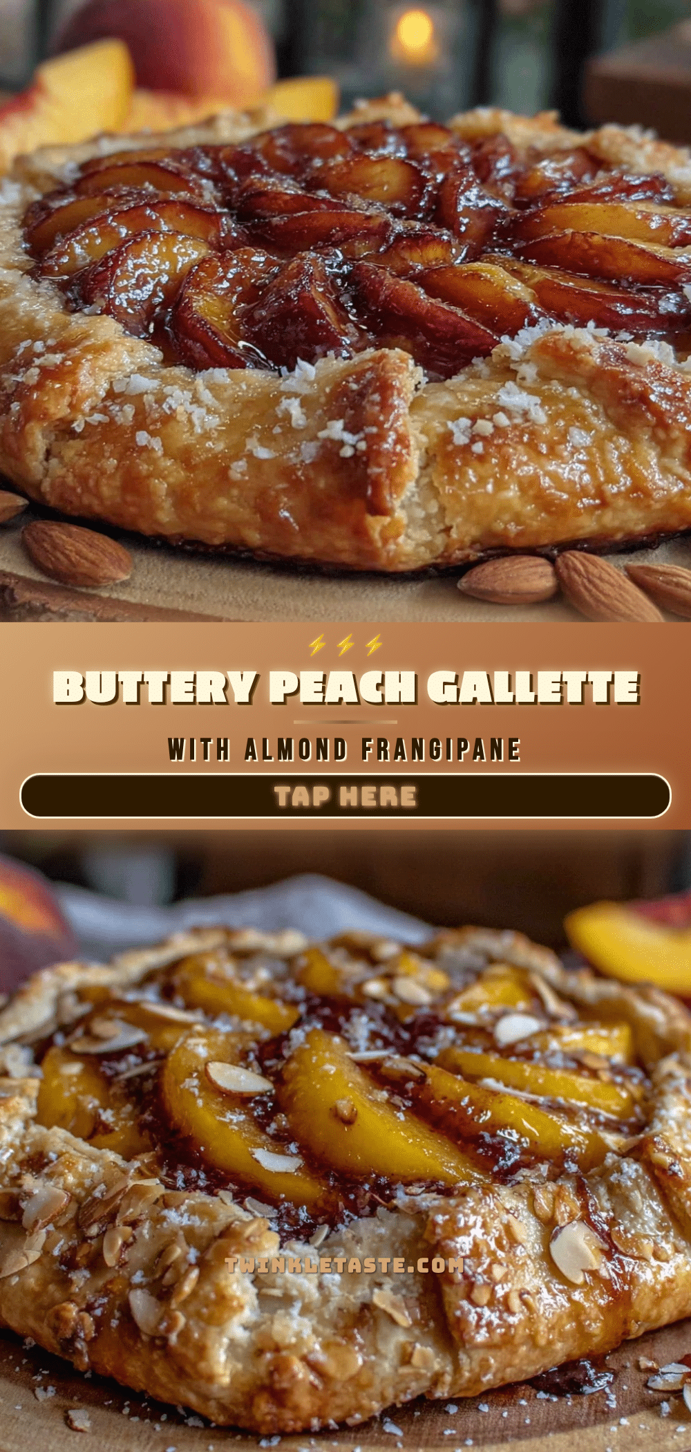 brown butter peach galette recipe