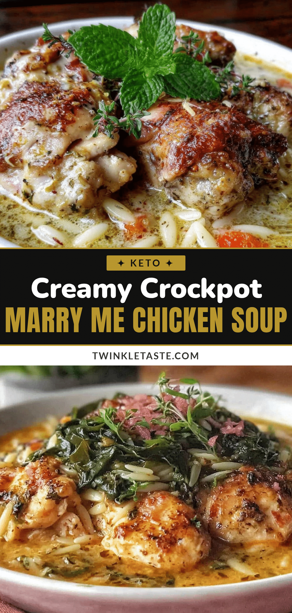creamy crockpot marry me chicken soup recipe