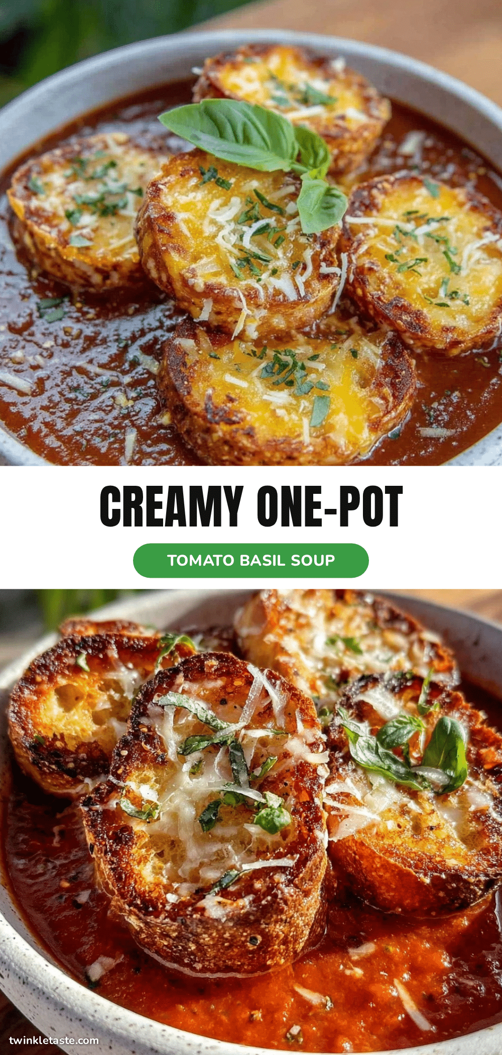 creamy one-pot roasted tomato basil soup recipe