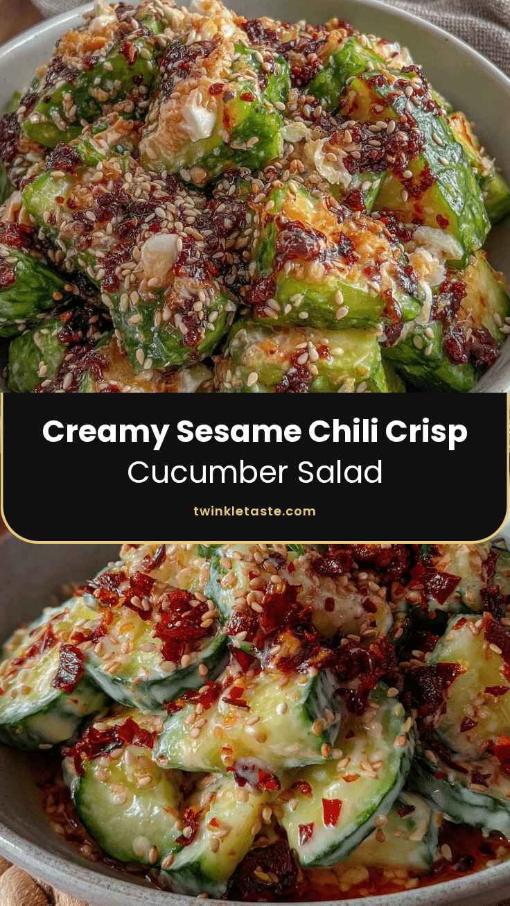 creamy smashed cucumber salad recipe