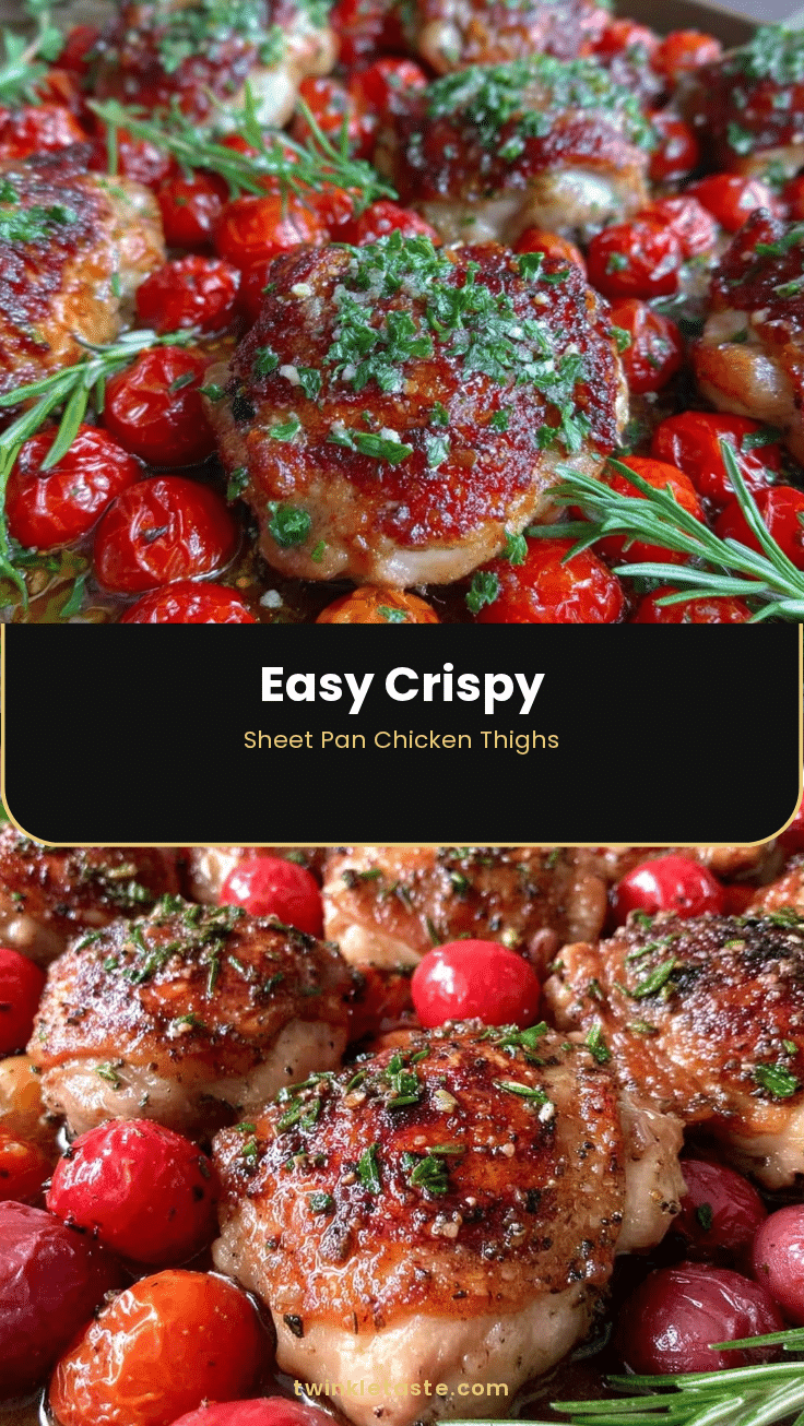 crispy sheet pan chicken thighs recipe