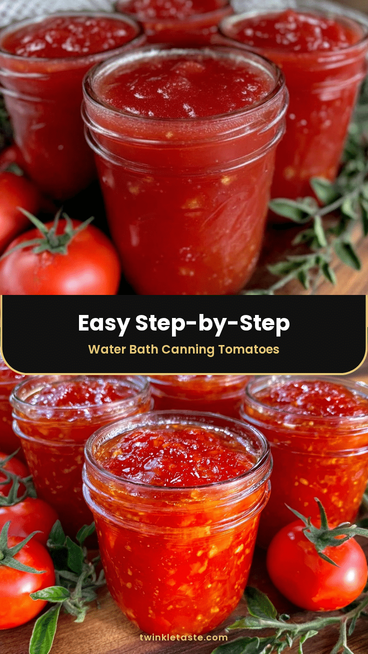 easy canning tomatoes recipe