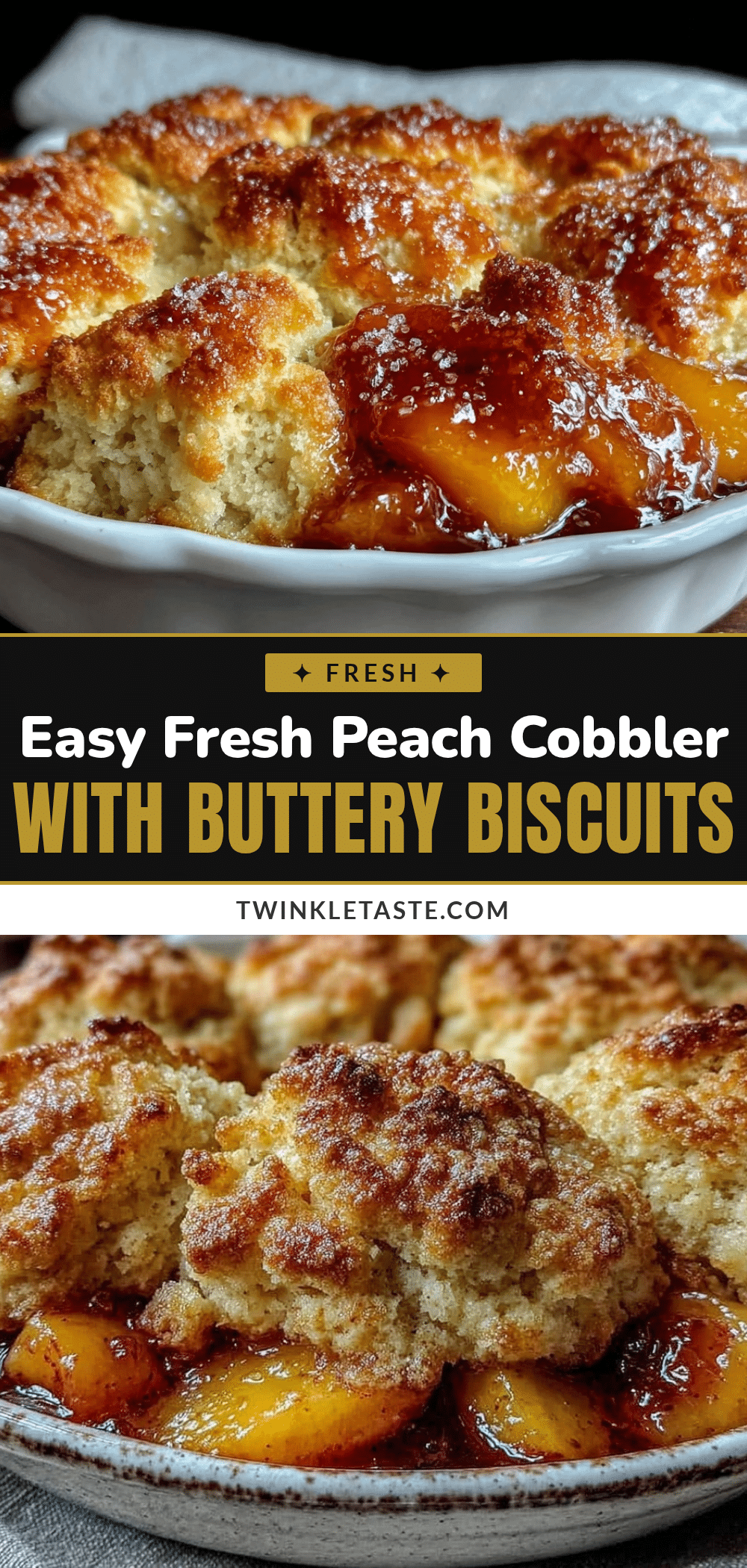 easy fresh peach cobbler recipe