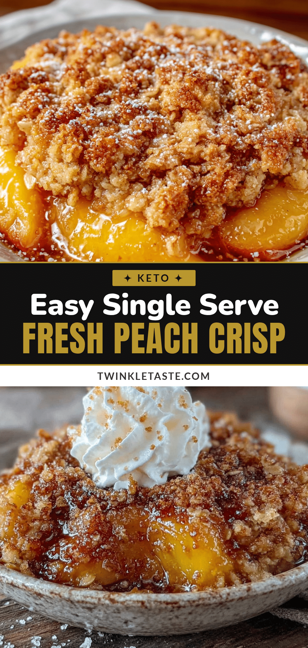 fresh peach crisp recipe
