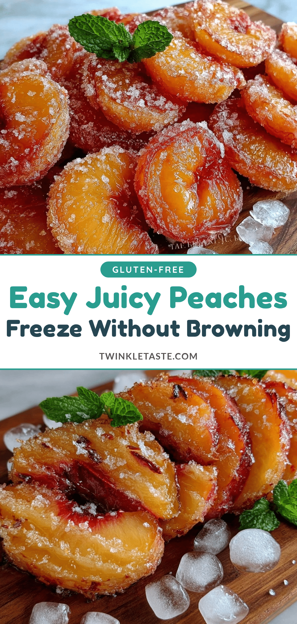 frozen peaches recipe without browning recipe