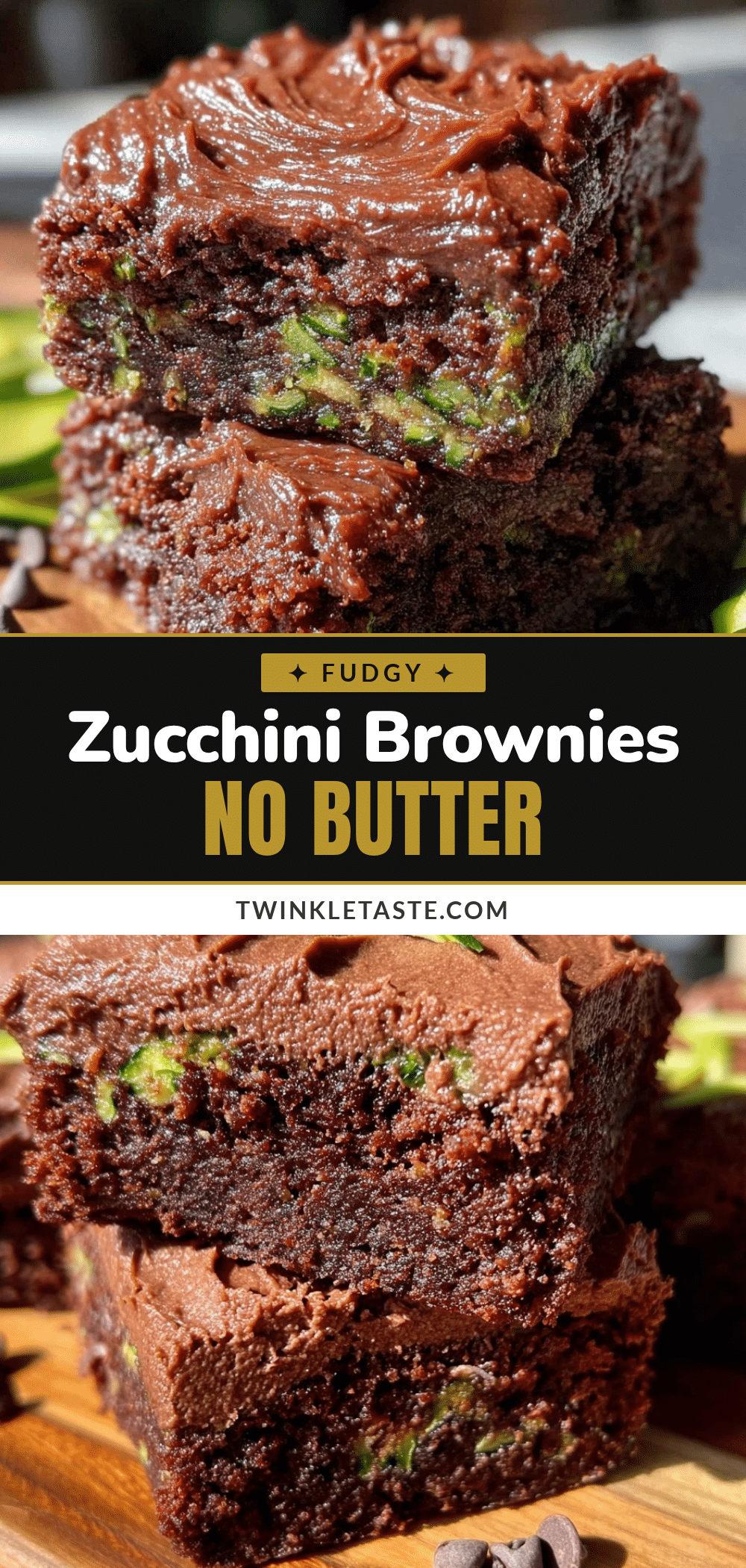 fudgy zucchini brownies recipe