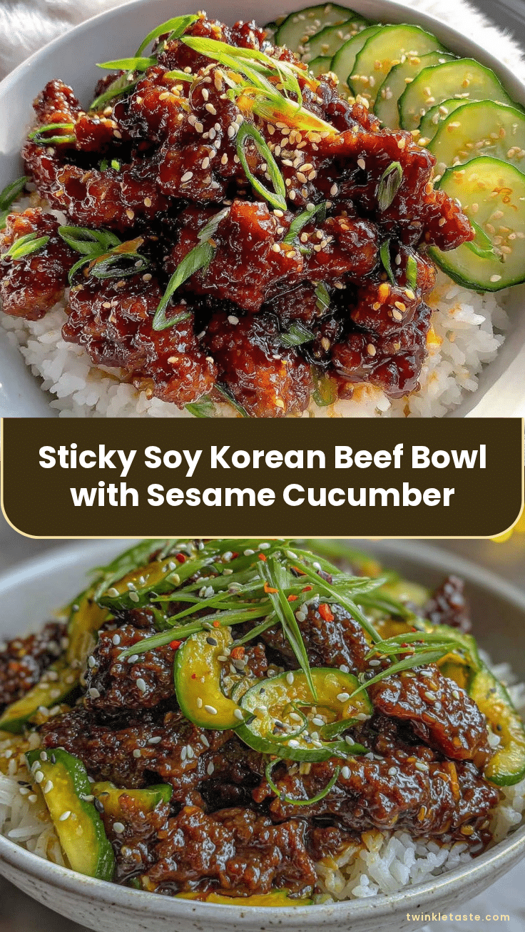Korean ground beef bowl recipe
