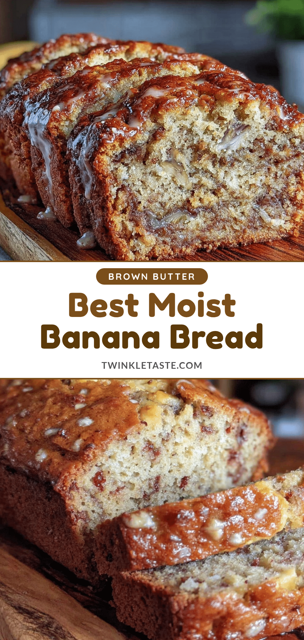 moist brown butter banana bread recipe