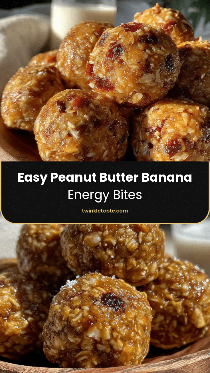 peanut butter banana oat energy bites recipe