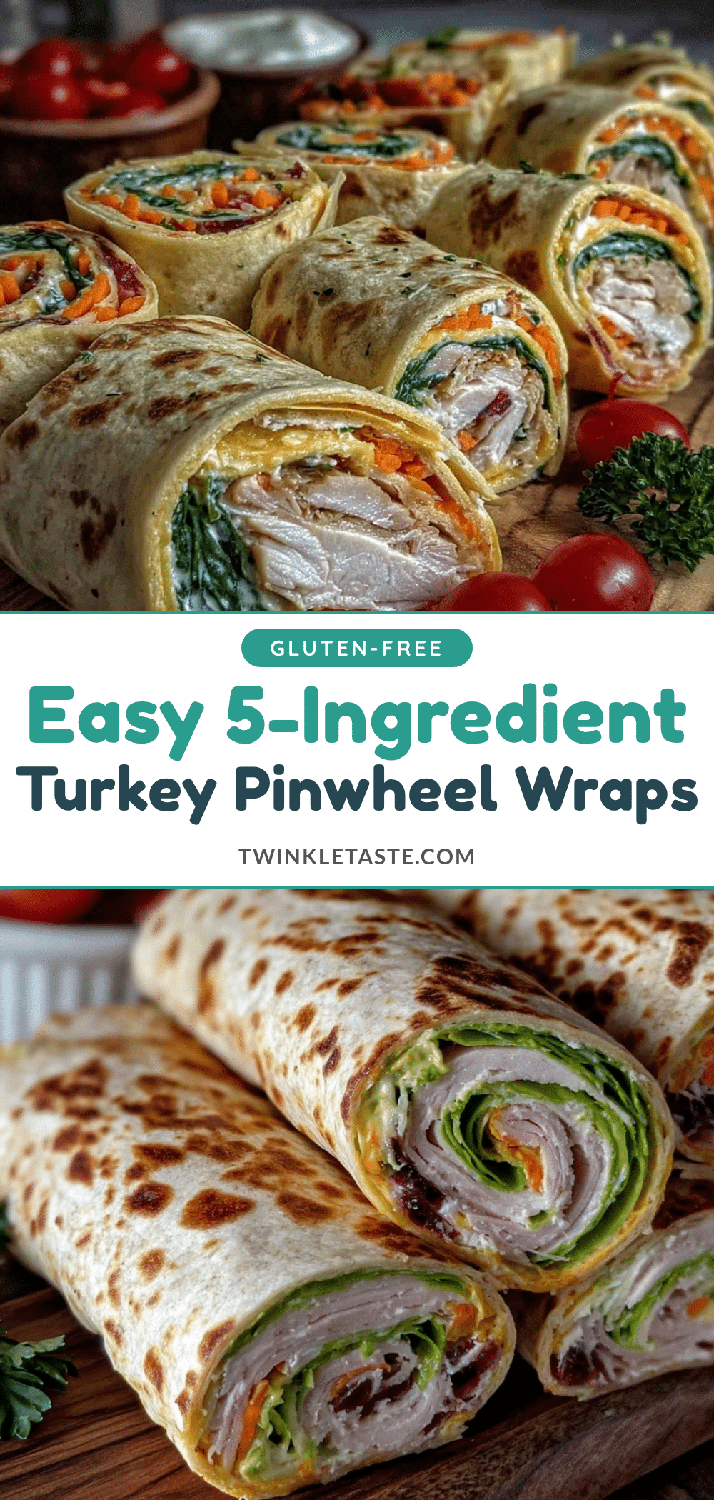 turkey pinwheel wraps recipe
