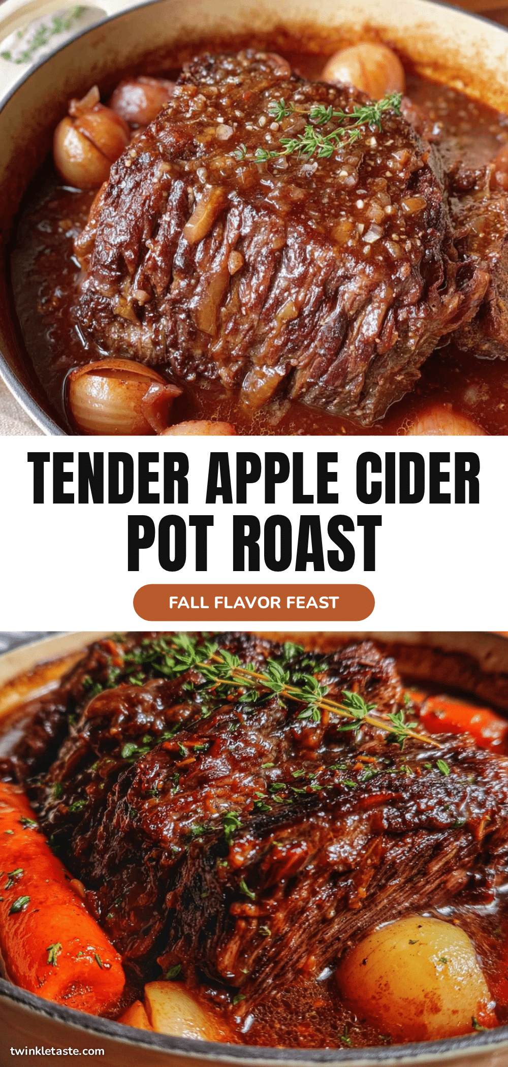 apple cider braised pot roast recipe