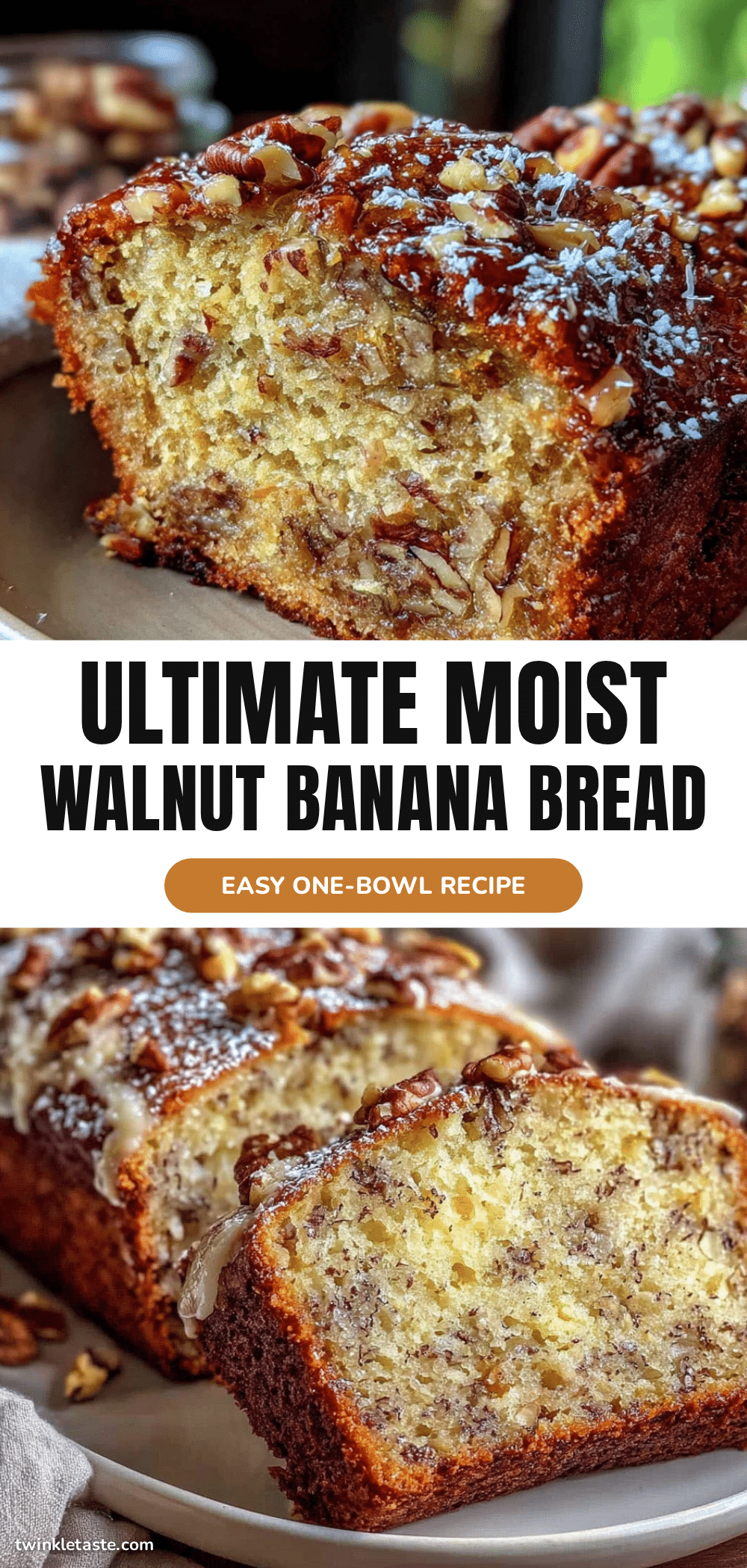 banana bread with walnuts recipe