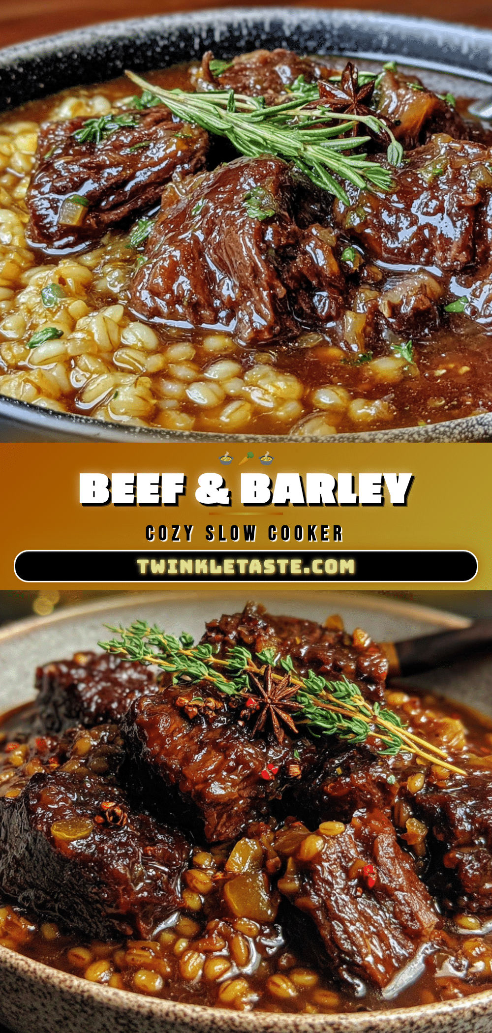 cozy slow cooker beef and barley stew recipe