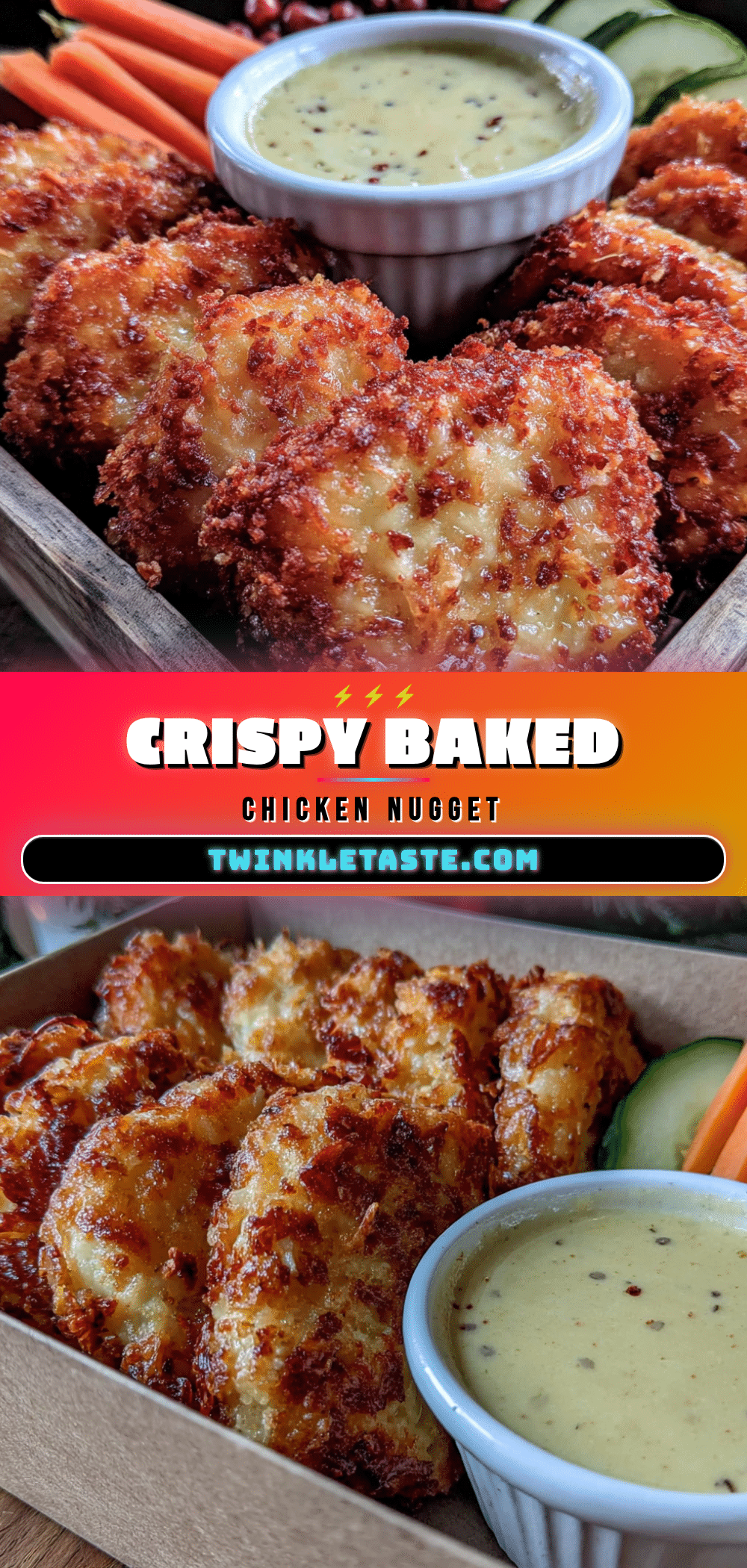 crispy baked chicken nuggets recipe