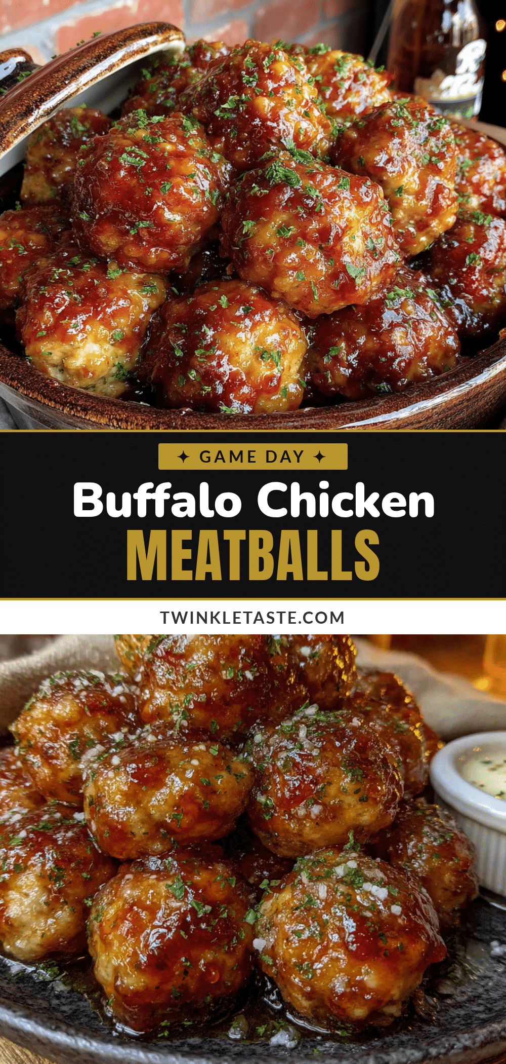 crockpot buffalo chicken meatballs recipe
