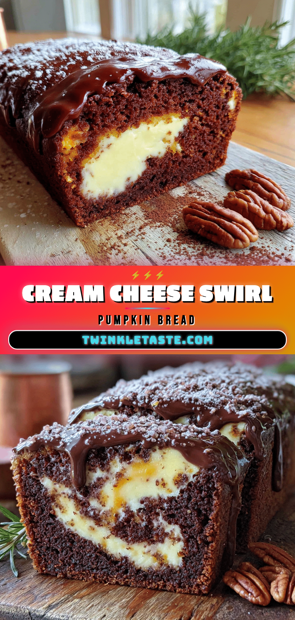 double chocolate pumpkin bread recipe