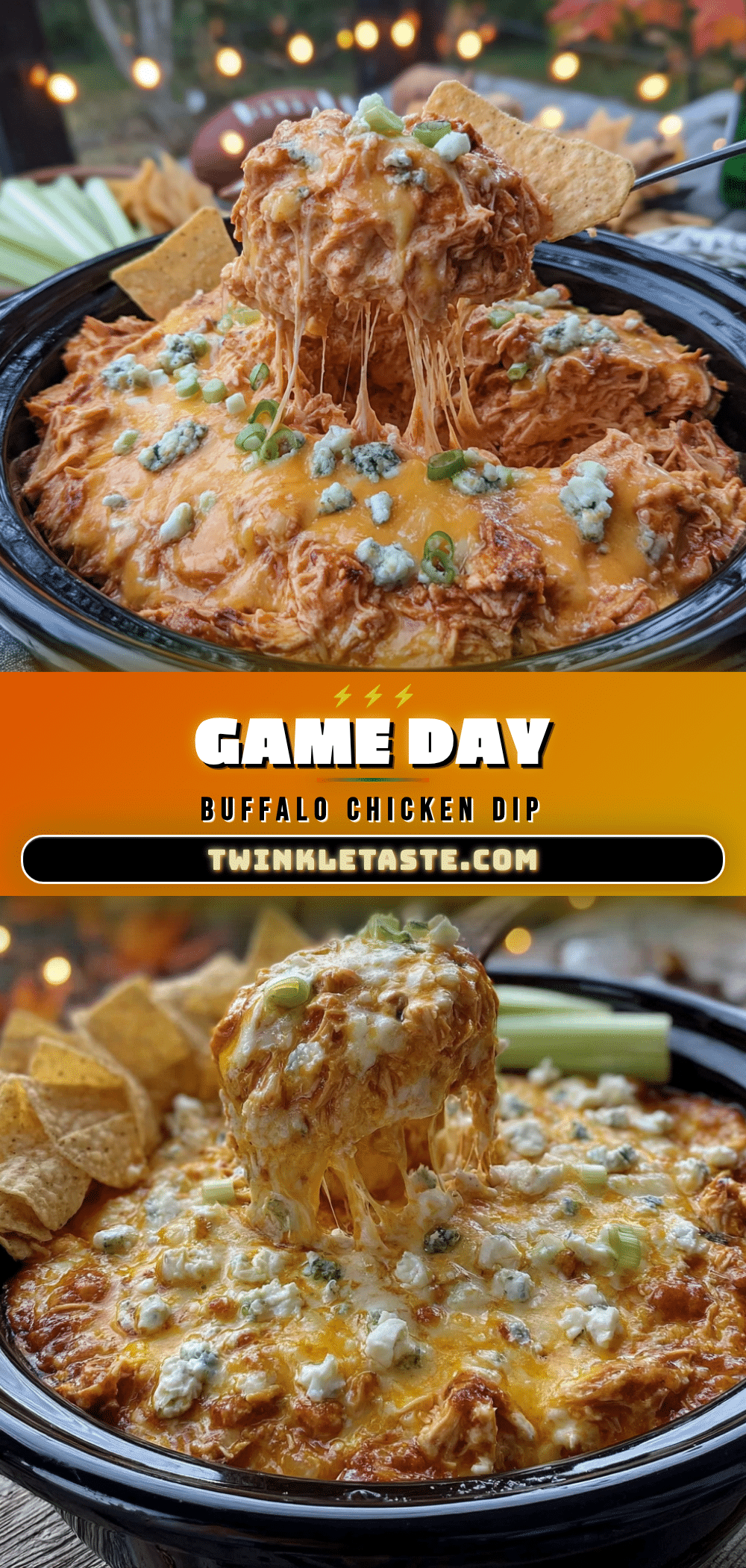 easy buffalo chicken dip recipe
