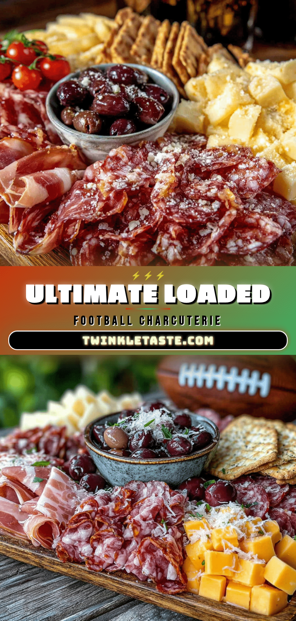 football charcuterie board for two recipe