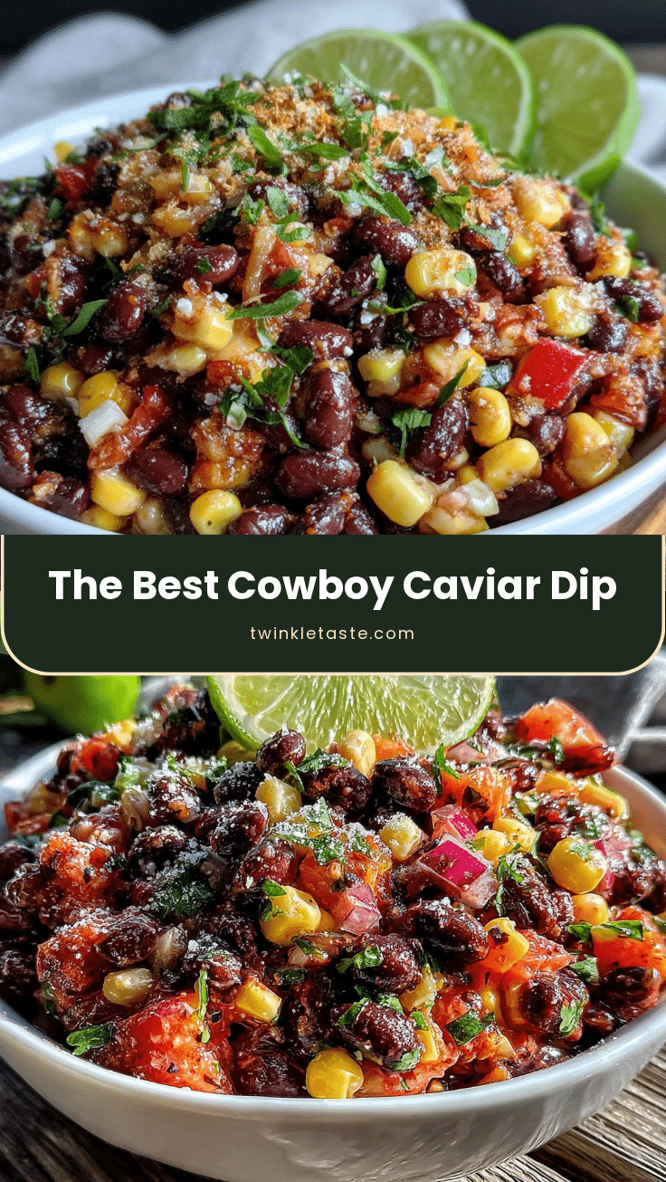 fresh cowboy caviar with black beans and corn recipe