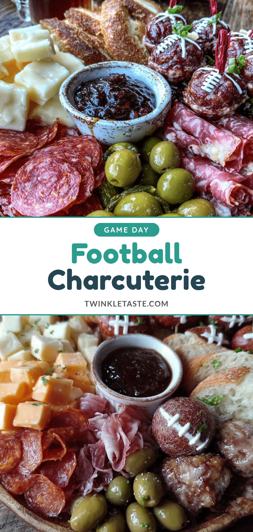 game day charcuterie board recipe