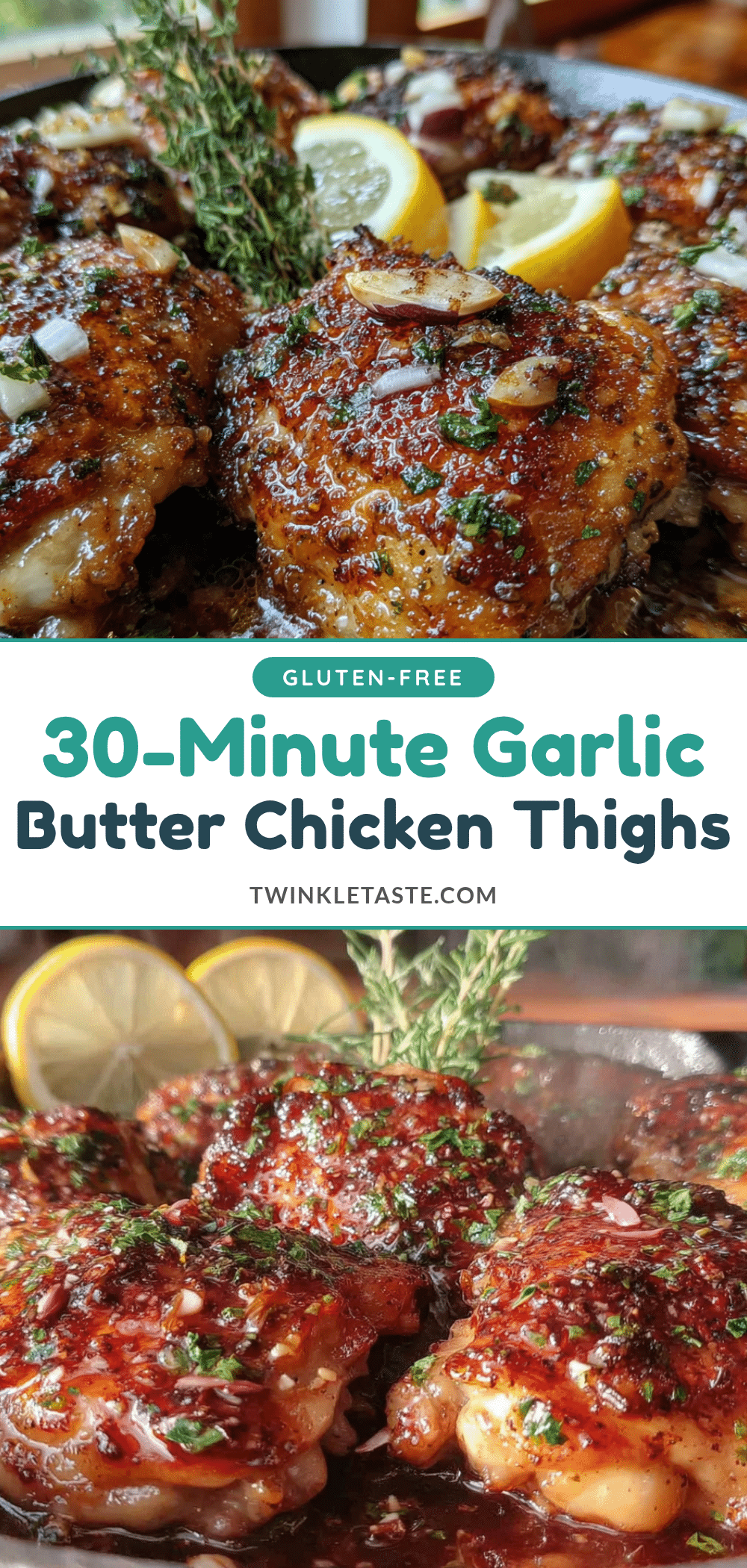 garlic butter chicken thighs recipe