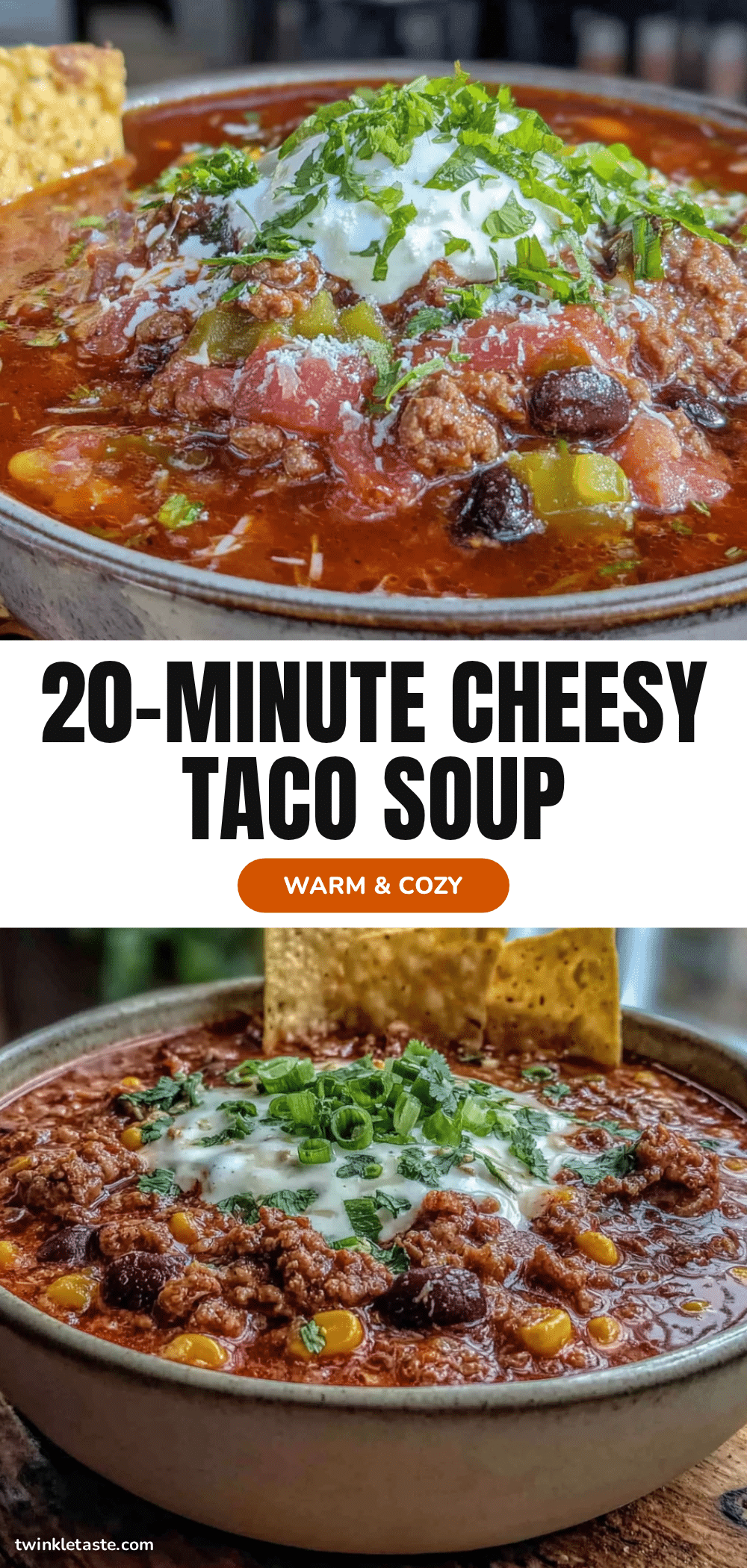 ground beef taco soup recipe