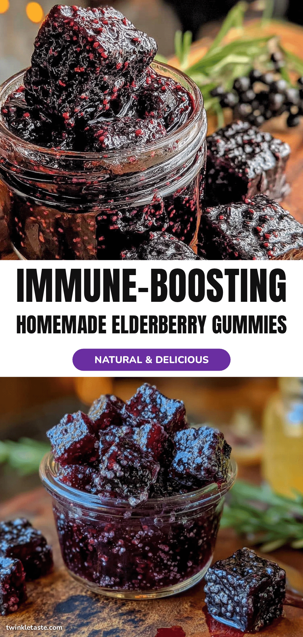 homemade elderberry gummies recipe