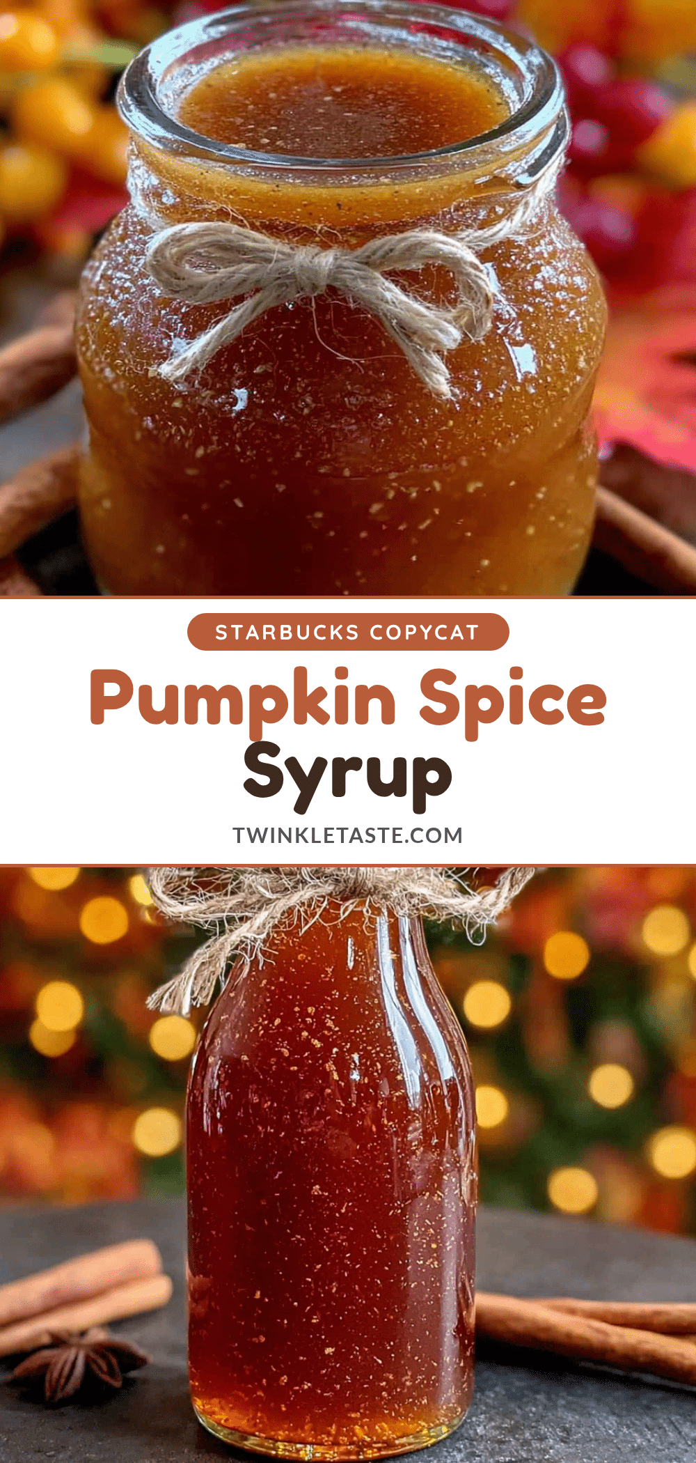 homemade pumpkin spice syrup recipe