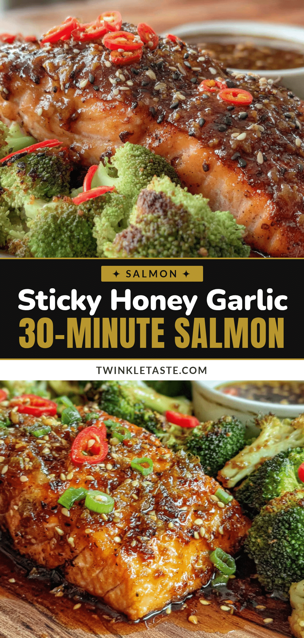 honey garlic salmon recipe