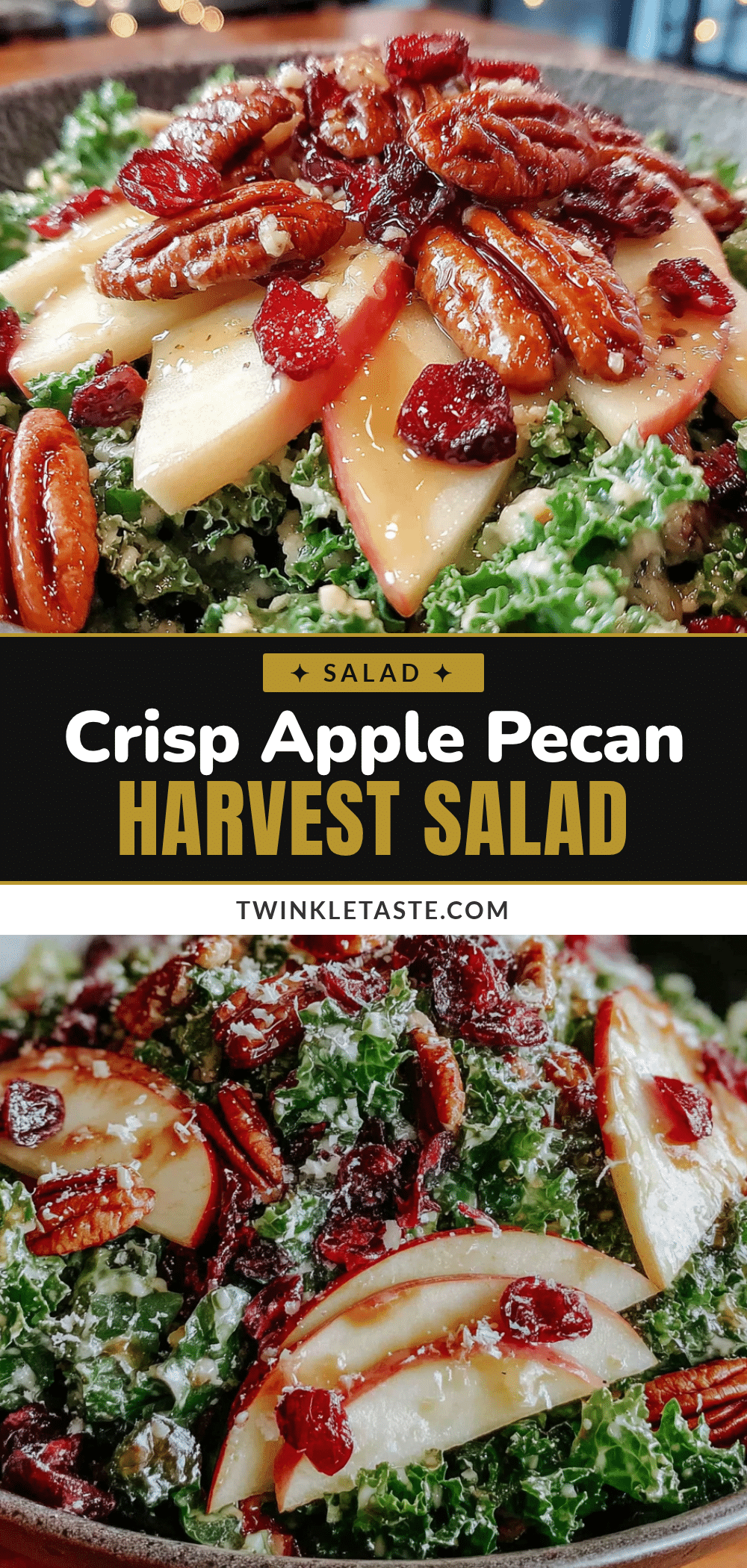 kale salad with apples and pecans recipe