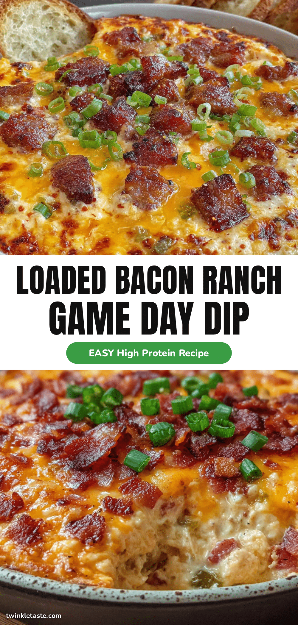 loaded bacon ranch dip recipe