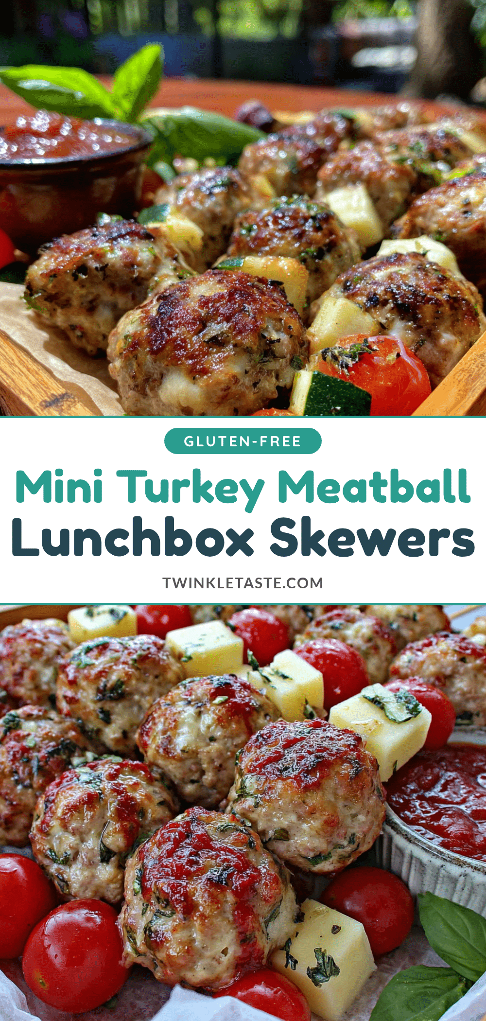 mini turkey meatball skewers recipe