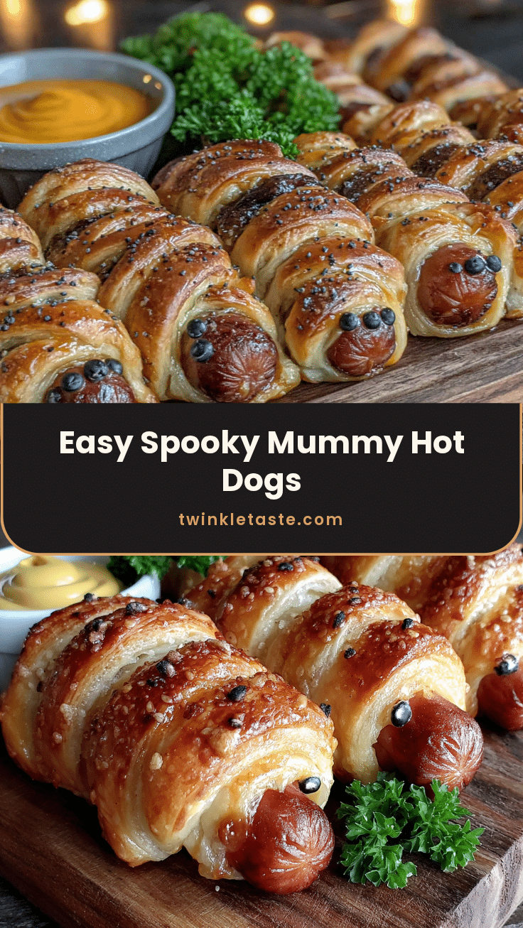 mummy hot dogs with crescent roll wrap recipe