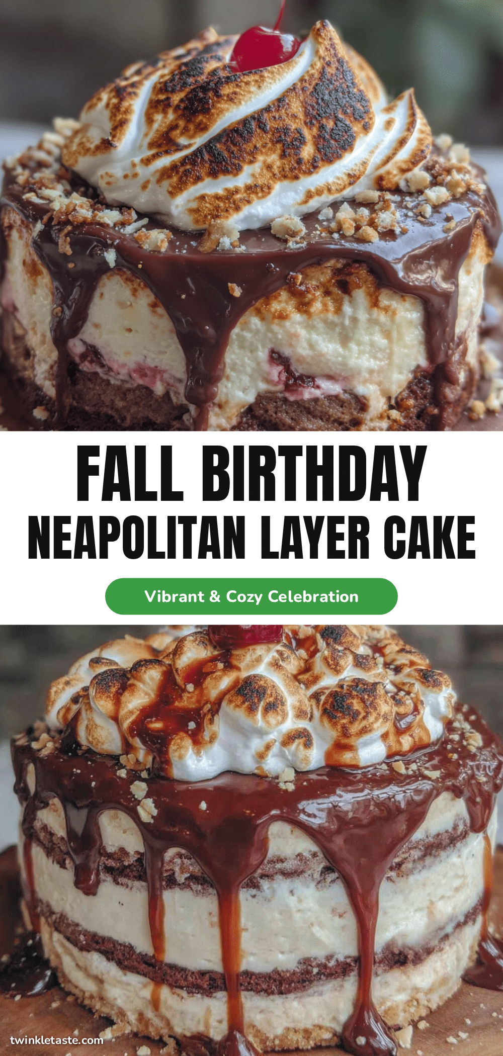 Neapolitan layer cake recipe