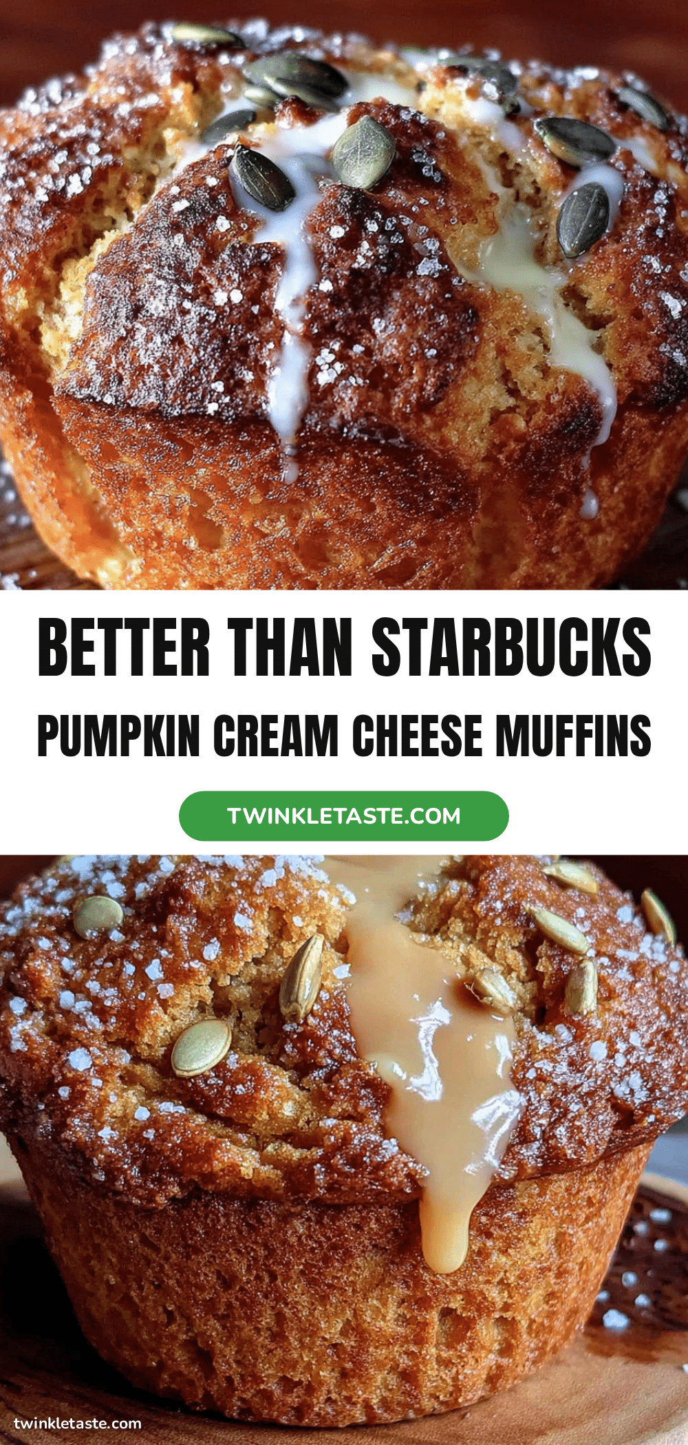 pumpkin cream cheese muffins recipe