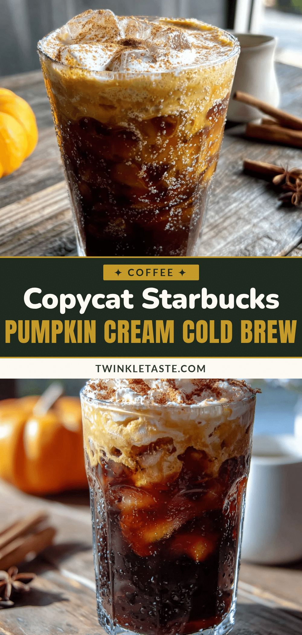 pumpkin cream cold brew recipe