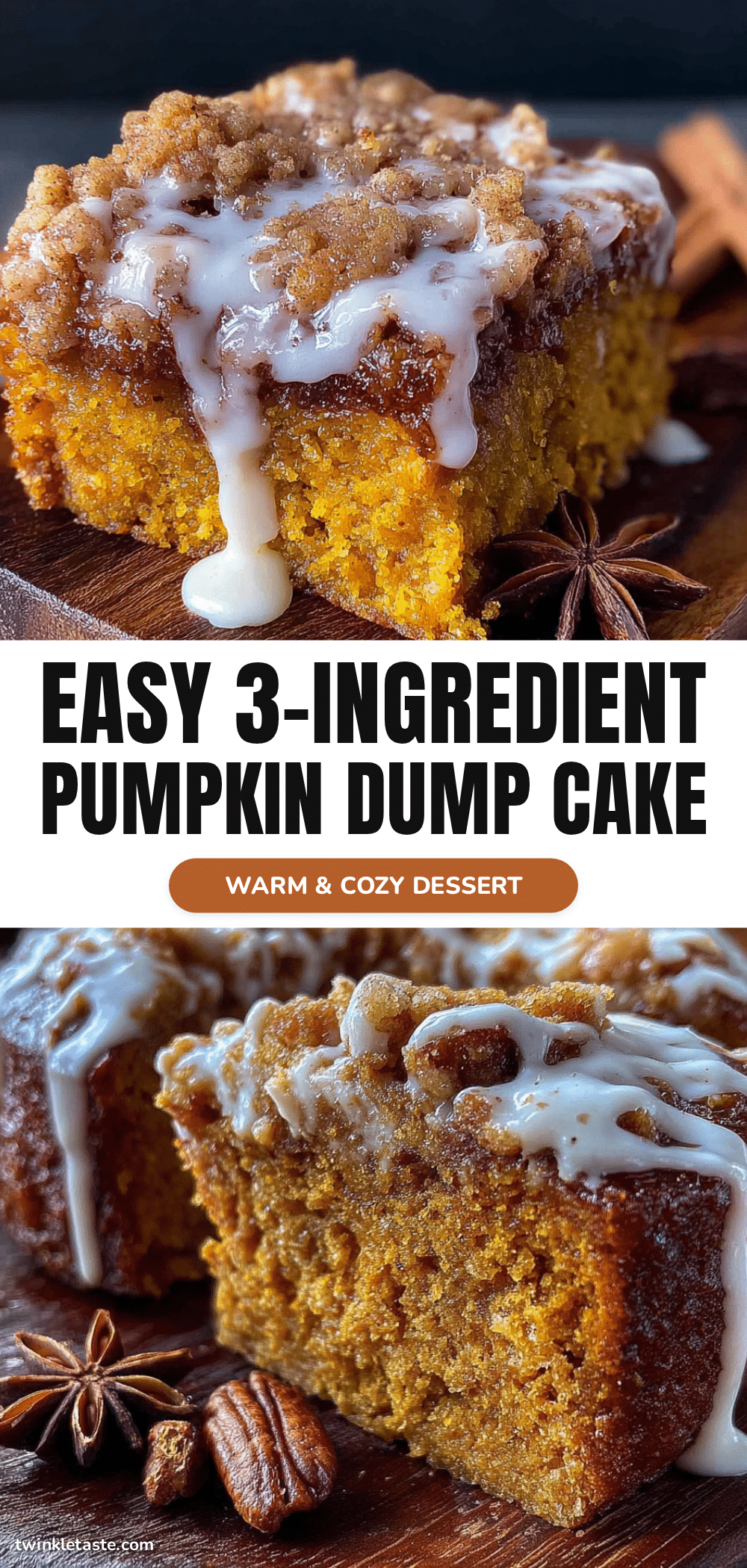pumpkin dump cake recipe