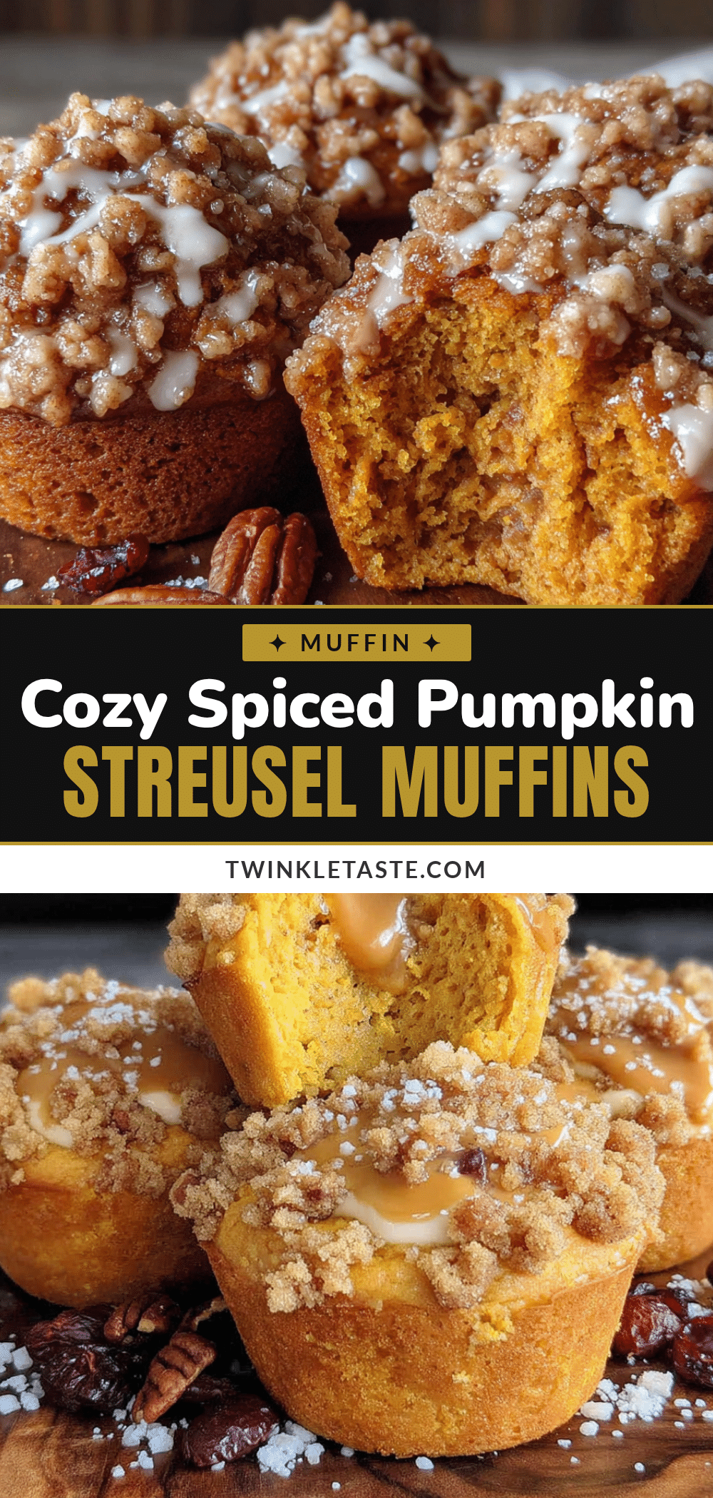 pumpkin muffins with cream cheese filling recipe